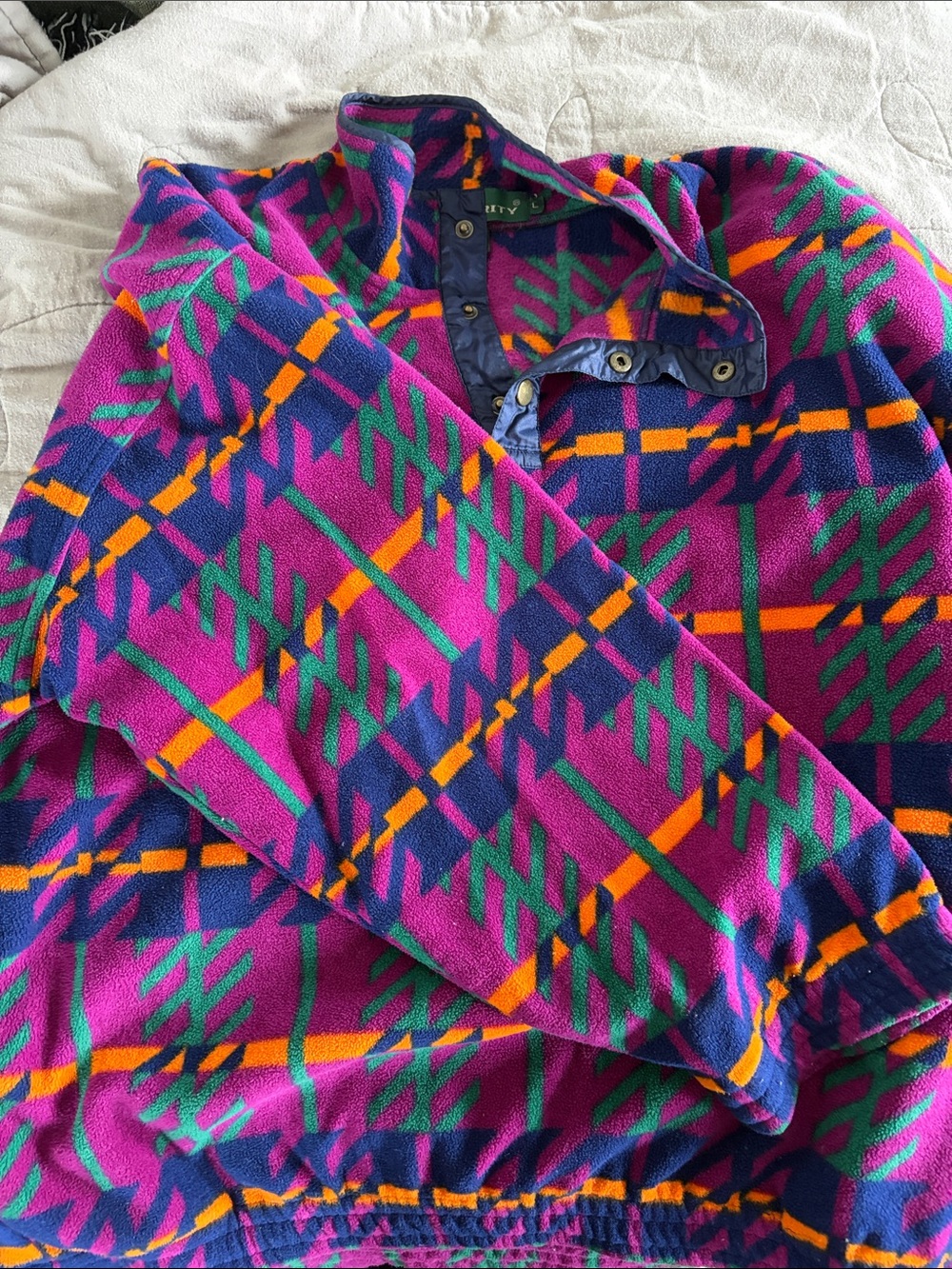 Vintage collared sweatshirt